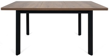 Кухонный стол раздвижной Токио-2L (ноги металлические черные, дуб табако) в Липецке - предосмотр 4