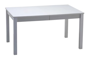 Кухонный раздвижной стол Нагано-2 стекло белое opti (хром-лак) 1 в Липецке