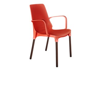 Обеденный стул SHT-ST76/S424 (красный/коричневый муар) в Липецке