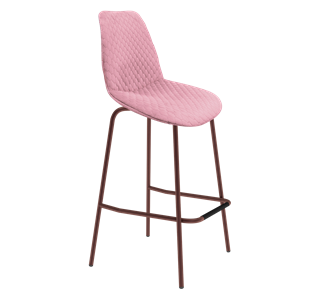Барный стул SHT-ST29-С22 / SHT-S29P (розовый зефир/медный металлик) в Липецке