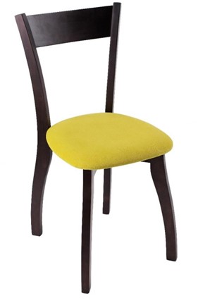 Обеденный стул Лугано каркас массив венге, велюр - мазерати олива в Липецке - изображение