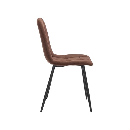 Обеденный стул Leset Скай (Металл черный/велюр Шоколад) в Липецке - изображение 2