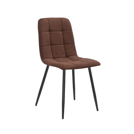 Обеденный стул Leset Скай (Металл черный/велюр Шоколад) в Липецке - изображение 1