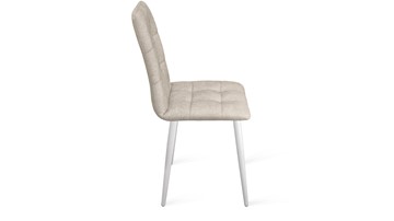 Обеденный стул Аспен К1С (Белый матовый/Микровелюр Duna Brilliant) в Липецке - предосмотр 1