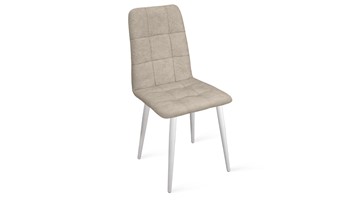 Обеденный стул Аспен К1С (Белый матовый/Микровелюр Duna Brilliant) в Липецке - предосмотр