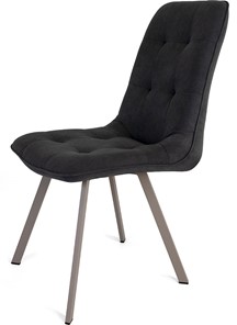 Кухонный стул Бакарди, ноги мокко прямоугольные 1-Q3015/велюр T180 Горький шоколад в Липецке