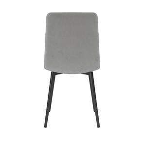 Кухонный стул Белла, велюр тенерифе грей/Цвет металл черный в Липецке - предосмотр 3