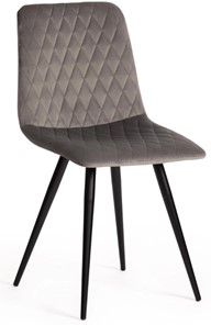 Обеденный стул CHILLY X (mod.7096) 45х53х88 серый barkhat 26/черный арт.15552 в Липецке