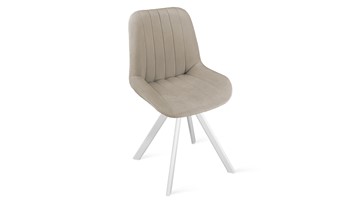 Обеденный стул Марвел Исп. 2 К2 (Белый матовый/Велюр Confetti Smoke) в Липецке