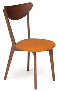 Обеденный стул MAXI (Макси), бук/ткань 86x48,5x54,5 Оранжевый/коричневый (2 шт) арт.10467 в Липецке