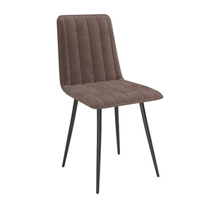 Обеденный стул Тахо, велюр тенерифе стоун/Цвет металл черный в Липецке