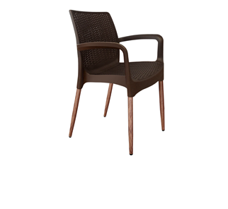Обеденный стул SHT-ST68/S424-С (коричневый/темный орех) в Липецке