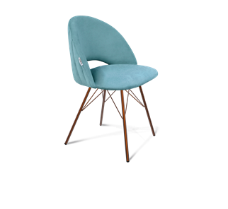 Обеденный стул SHT-ST34-1 / SHT-S37 (голубая пастель/медный металлик) в Липецке