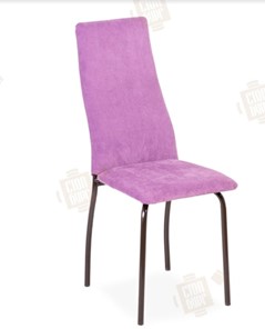 Обеденный стул Волна, каркас металл коричневый, инфинити фиолетовый в Липецке