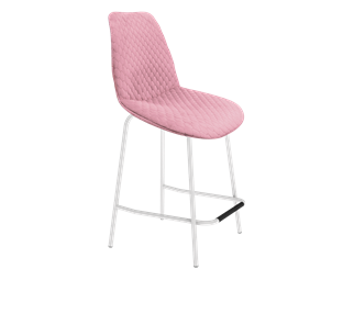 Полубарный стул SHT-ST29-С22 / SHT-S29P-1 (розовый зефир/белый муар) в Липецке