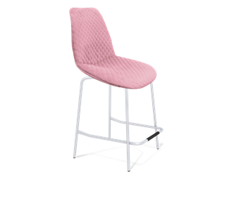 Полубарный стул SHT-ST29-С22 / SHT-S29P-1 (розовый зефир/хром лак) в Липецке