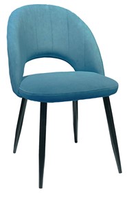 Обеденный стул 217 V16 голубой/черный в Липецке