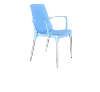 Обеденный стул SHT-ST76/S424-С (голубой/хром лак) в Липецке