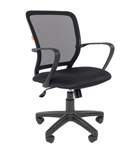 Офисное кресло CHAIRMAN 698 black, ткань, цвет черный в Липецке