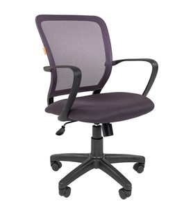 Офисное кресло CHAIRMAN 698 black TW, ткань, цвет серый в Липецке
