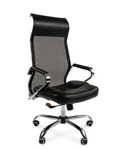 Кресло офисное CHAIRMAN 700 сетка, цвет черный в Липецке