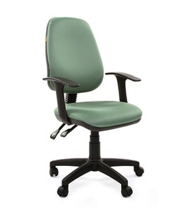Кресло офисное CHAIRMAN 661 Ткань стандарт 15-158 зеленая в Липецке - предосмотр
