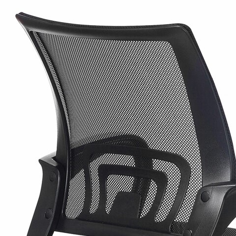 Кресло Brabix Fly MG-396 (с подлокотниками, сетка, черное) 532083 в Липецке - изображение 6