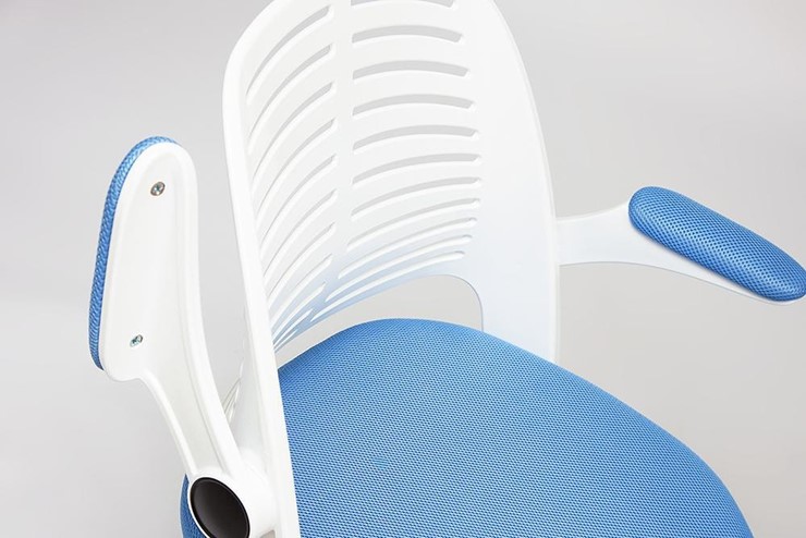 Кресло компьютерное JOY ткань, синий, арт.11997 в Липецке - изображение 10