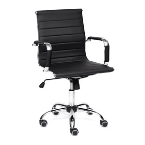 Кресло компьютерное URBAN-LOW кож/зам, черный, арт.14460 в Липецке