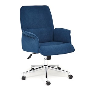 Кресло компьютерное YORK флок, синий, арт.13862 в Липецке