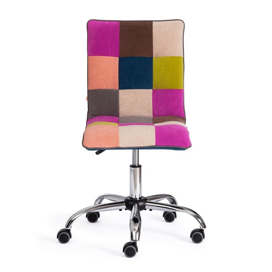 Кресло компьютерное ZERO (спектр) ткань, флок, цветной арт.15370 в Липецке - изображение 4