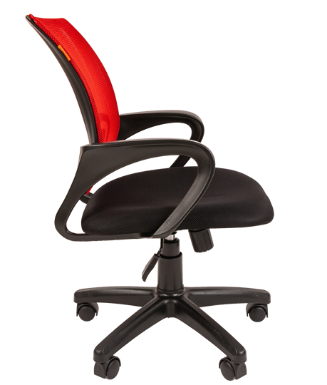 Офисное кресло CHAIRMAN 696 black Сетчатый акрил DW69 красный в Липецке - изображение 1
