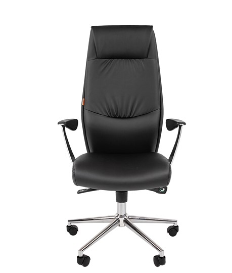 Кресло офисное CHAIRMAN Vista Экокожа премиум черная в Липецке - изображение 5
