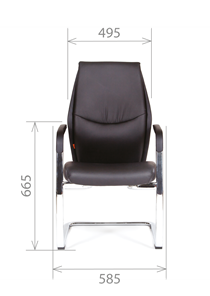 Офисное кресло CHAIRMAN Vista V Экокожа премиум коричневая (vista) в Липецке - предосмотр 1