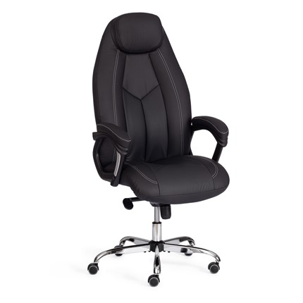 Кресло BOSS Lux, кож/зам, черный, арт.21151 в Липецке - изображение