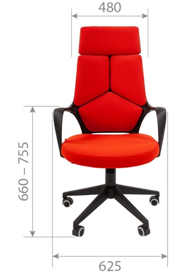Компьютерное кресло CHAIRMAN 525, серое в Липецке - изображение 1