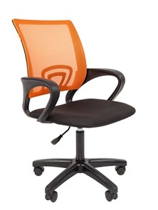 Компьютерное кресло CHAIRMAN 696 black LT, оранжевый в Липецке