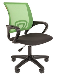 Кресло офисное CHAIRMAN 696 black LT, зеленое в Липецке