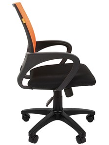 Компьютерное кресло CHAIRMAN 696 black Сетчатый акрил DW66 оранжевый в Липецке - предосмотр 5