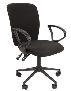 Кресло компьютерное CHAIRMAN 9801 BLACK, черное в Липецке