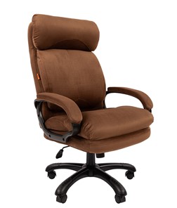 Офисное кресло CHAIRMAN HOME 505, велюр коричневое в Липецке