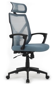 Офисное кресло Design OLIVER W-203 AC, Синий в Липецке - предосмотр
