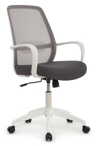 Офисное кресло Design W-207, Белый пластик/серая сетка в Липецке