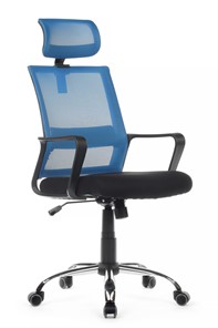 Офисное кресло RCH 1029HB, черный/синий в Липецке