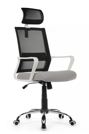 Кресло RCH 1029HW, серый/черный в Липецке - изображение