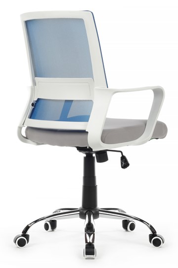 Офисное кресло RCH 1029MW, серый/синий в Липецке - изображение 3