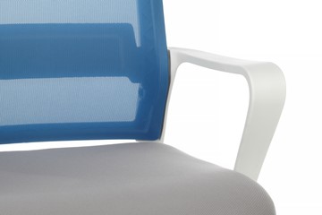 Офисное кресло RCH 1029MW, серый/синий в Липецке - предосмотр 5