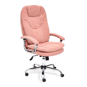 Компьютерное кресло SOFTY LUX флок, розовый, арт.13952 в Липецке