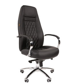 Офисное кресло CHAIRMAN 950 Экокожа черная в Липецке