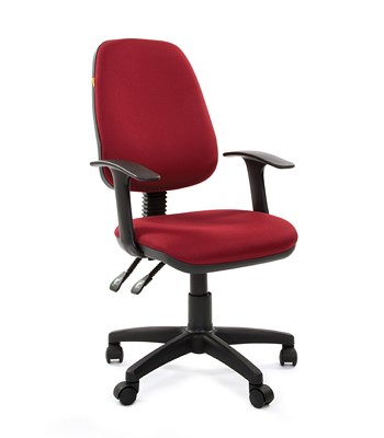 Компьютерное кресло CHAIRMAN 661 Ткань стандарт 15-11 красная в Липецке - изображение